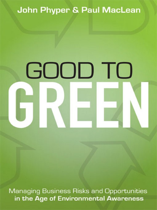 Title details for Good to Green by John-David Phyper - Available